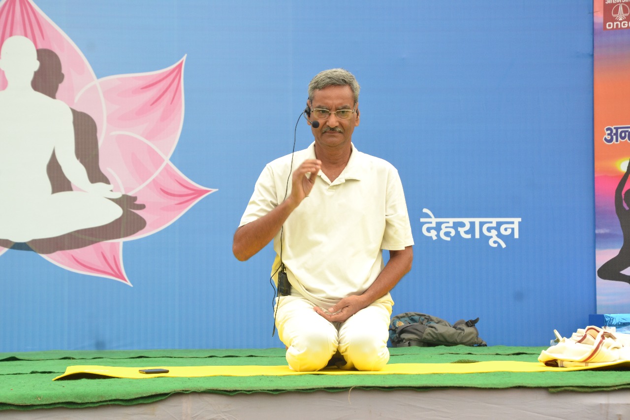 Teacher Shankar Thakur of Yoga Yatra